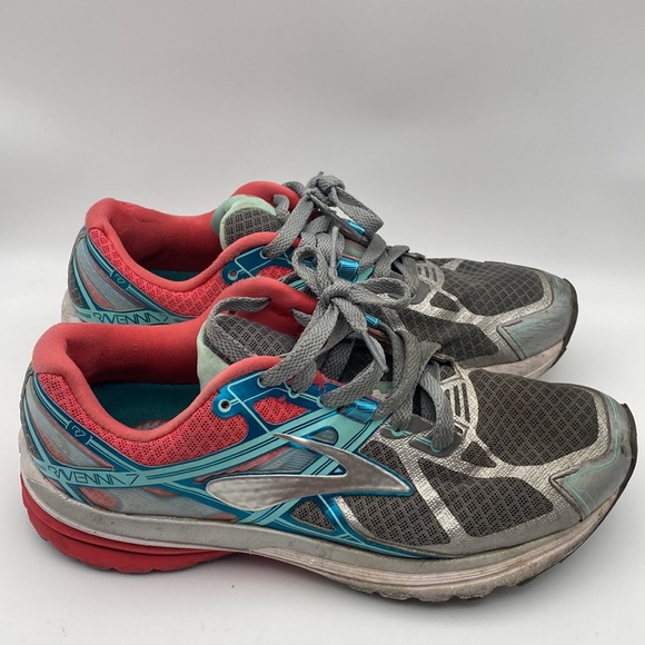 Brooks Ravenna 7 Athletic Women's Running Sneaker Silver Pink 1202081B127 Size 8 - Picture 4 of 8